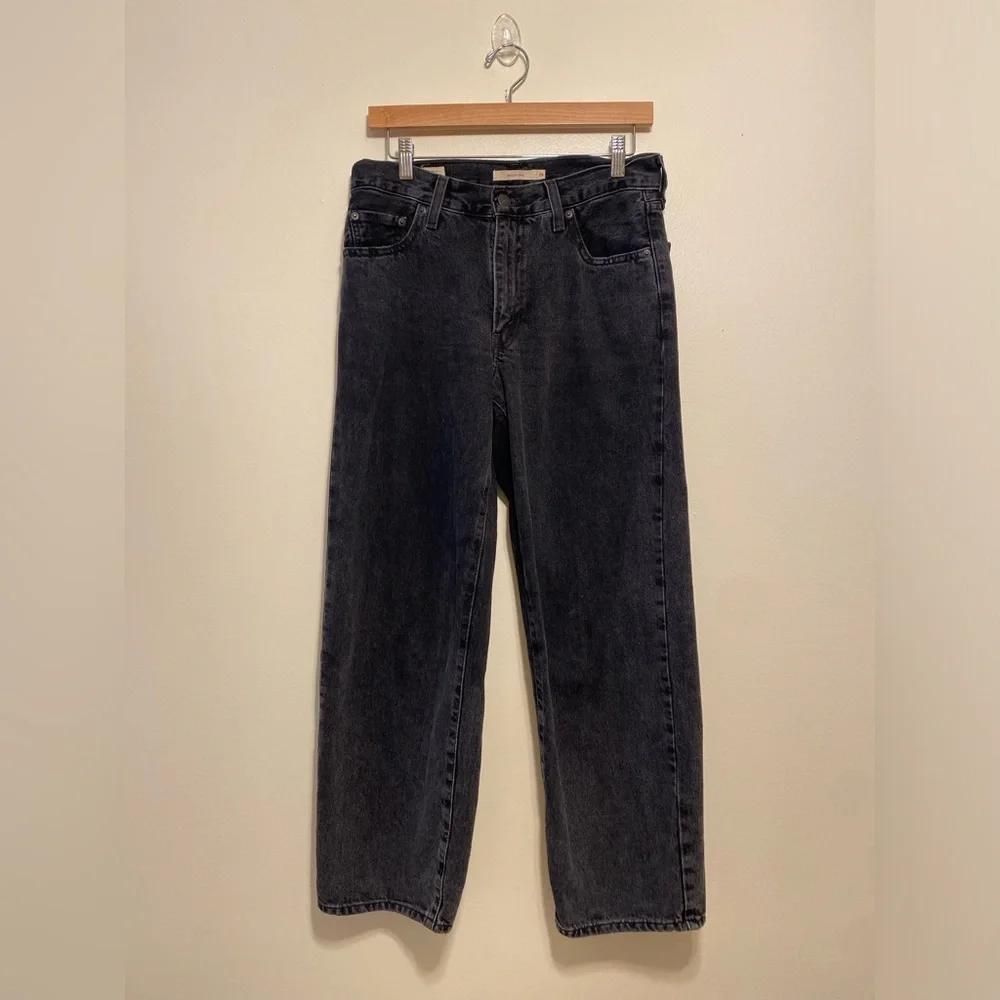 Levi’s Black Baggy Dad Women Jeans. Size W26 L30